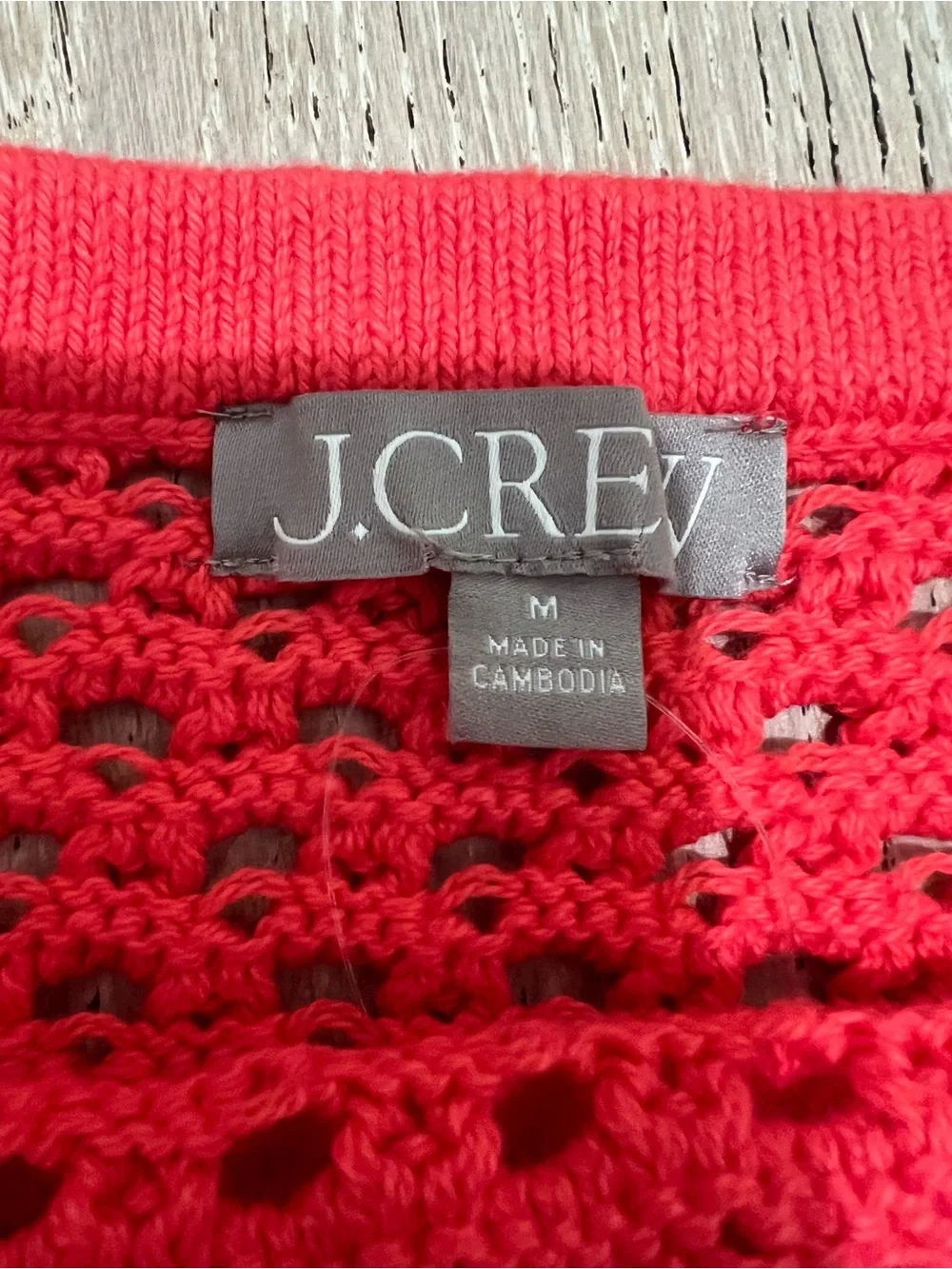 J. Crew lightweight open